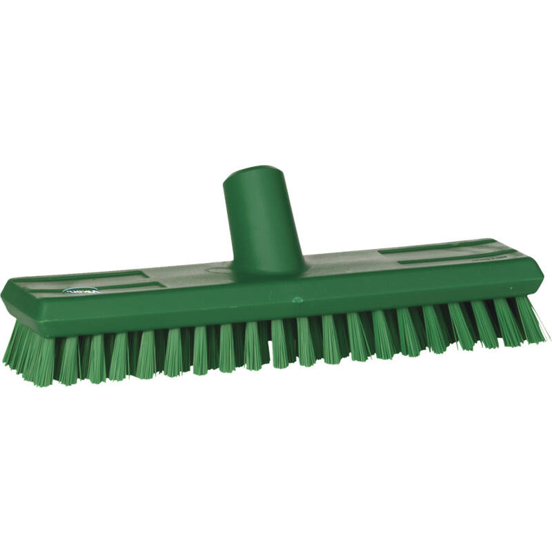 Vikan Hygiene luiwagen met waterdoorvoer, groen, extra hard, 270mm