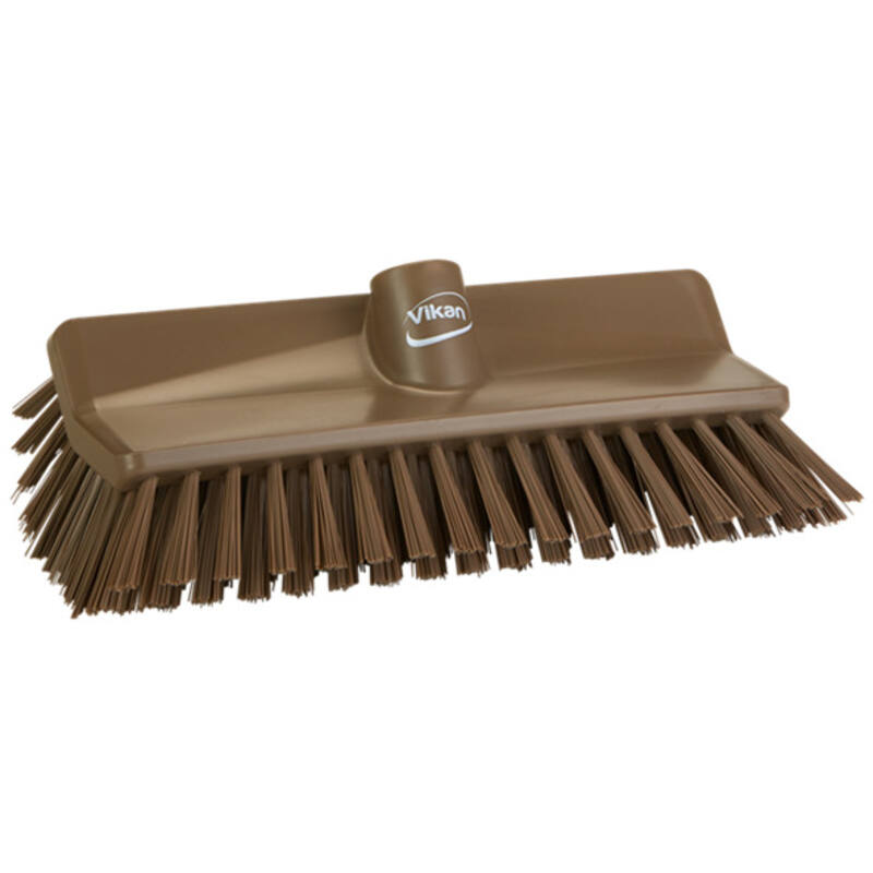 Vikan Hygiene hoekschrobber, bruin, medium, 265mm