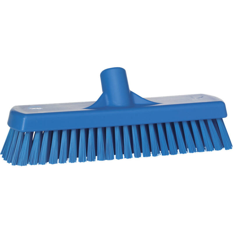 Vikan Hygiene vloerschrobber, blauw, hard, 305mm
