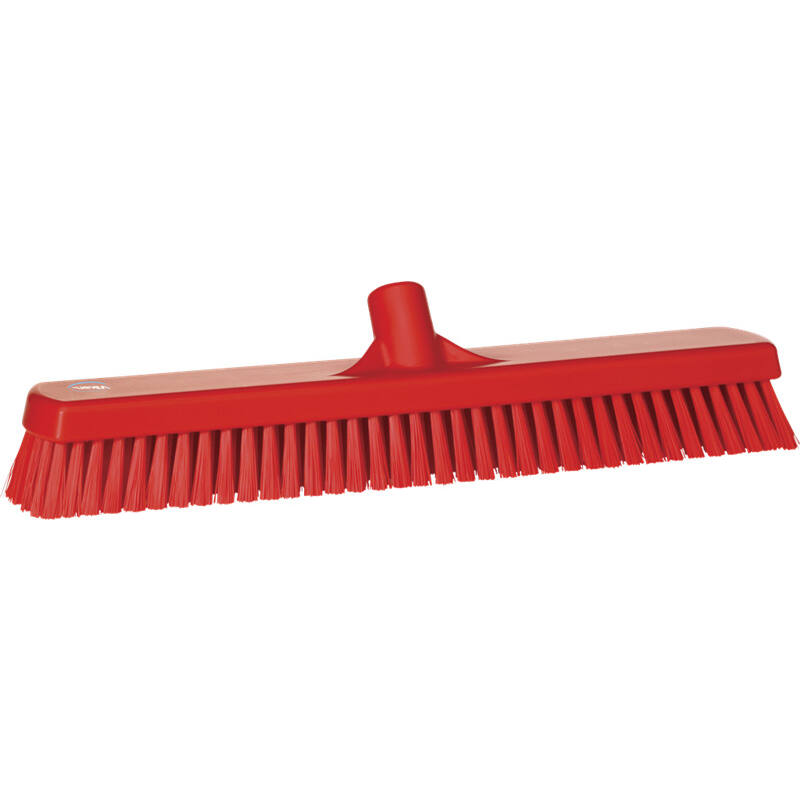 Vikan Hygiene vloerschrobber, rood, hard, 470mm