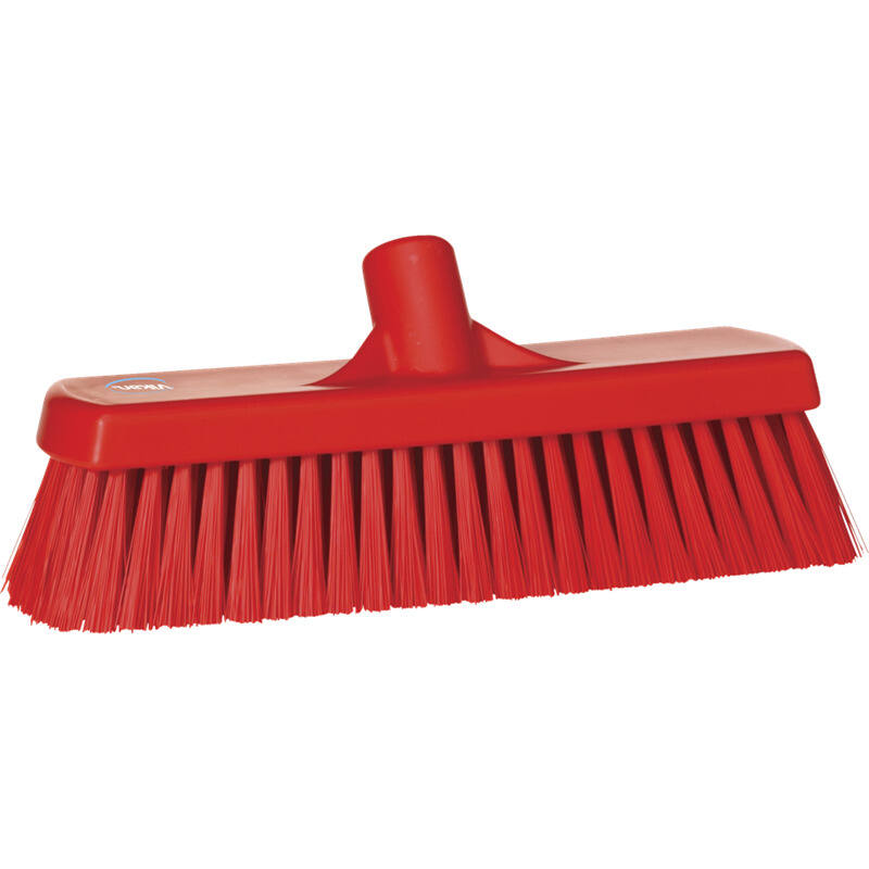 Vikan Hygiene vloerveger, rood, medium, 300mm