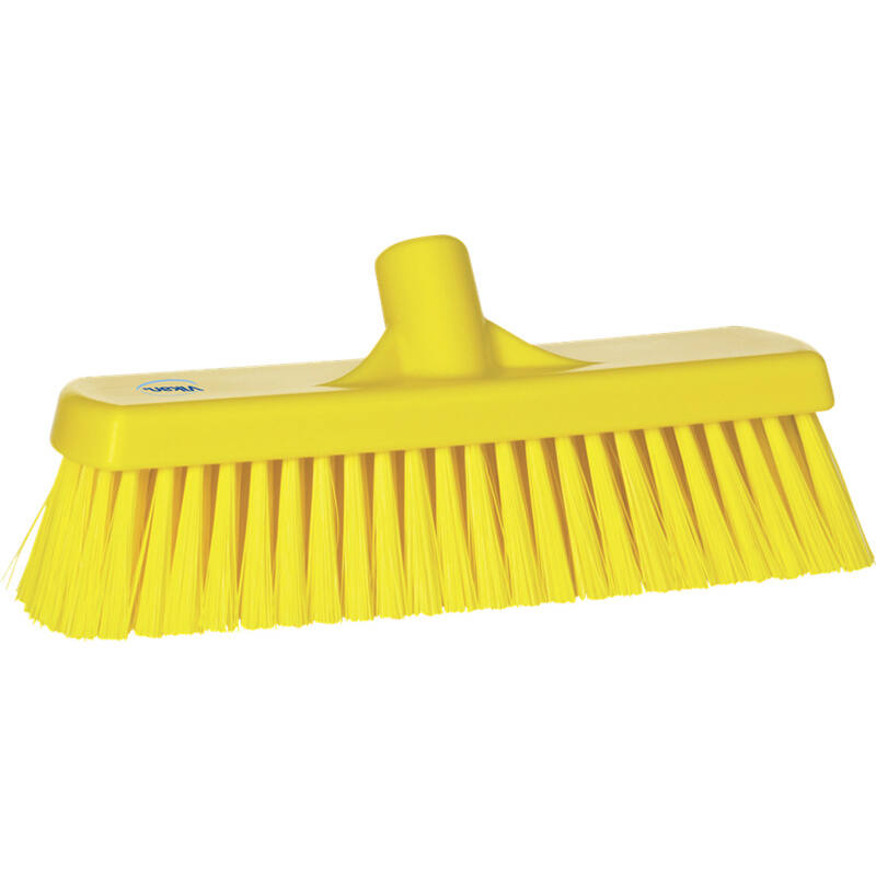Vikan Hygiene vloerveger, geel, medium, 300mm
