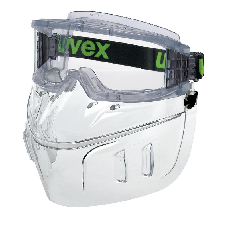 Vvex ultravision 9301-555 ruimzichtbril met gelaatsbescherming