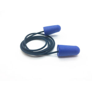 Oordop foam blauw, FULL metal detecteerbaar met koord 200 stuks