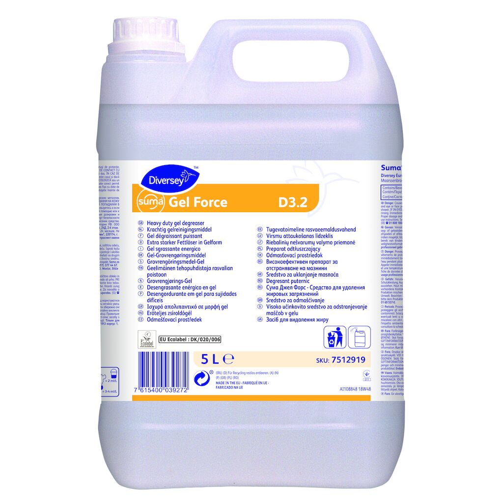 Suma Gel Force D3.2 - can 2 x 5 l