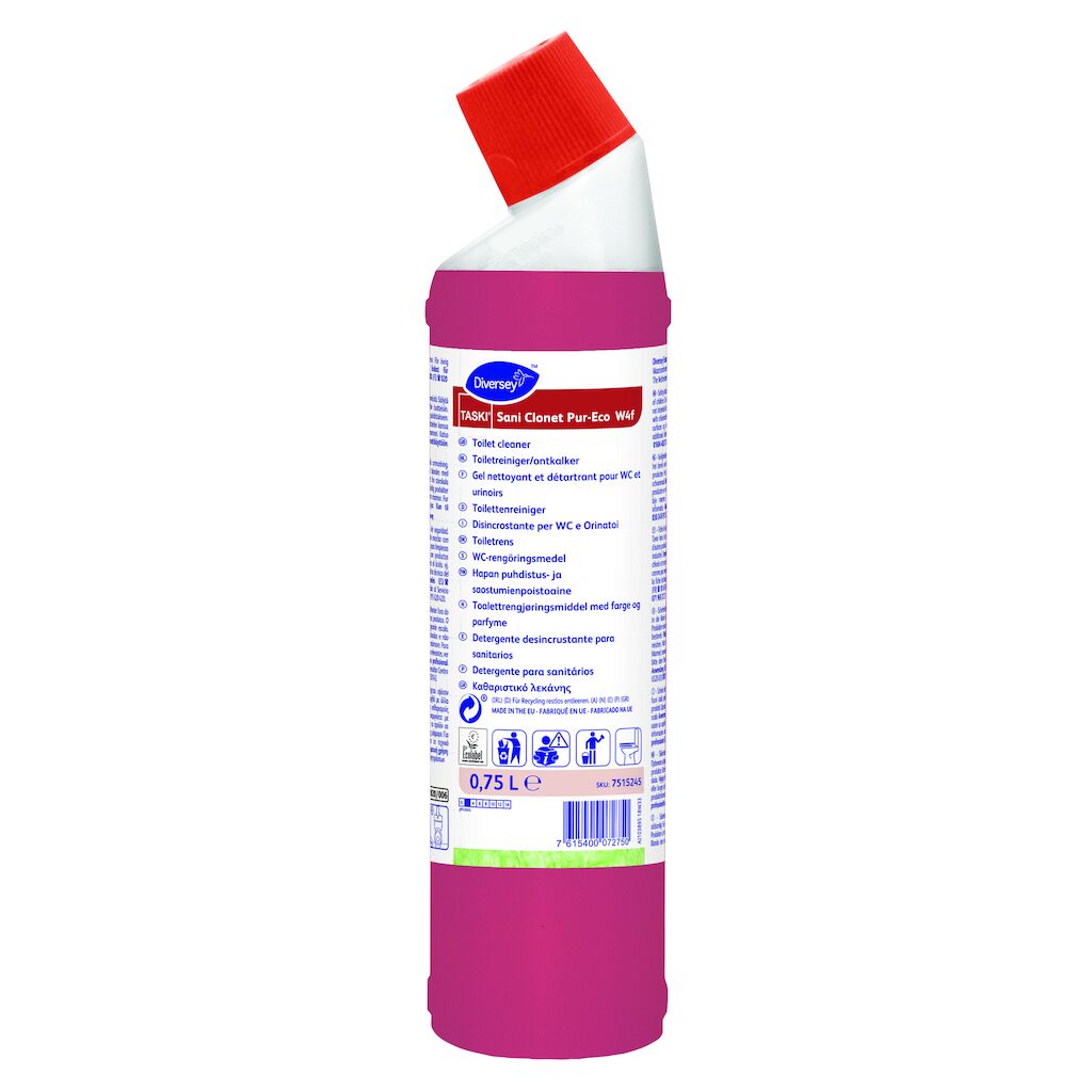 TASKI Sani Clonet Pur-Eco - flacon (rood) 6 x 750 ml