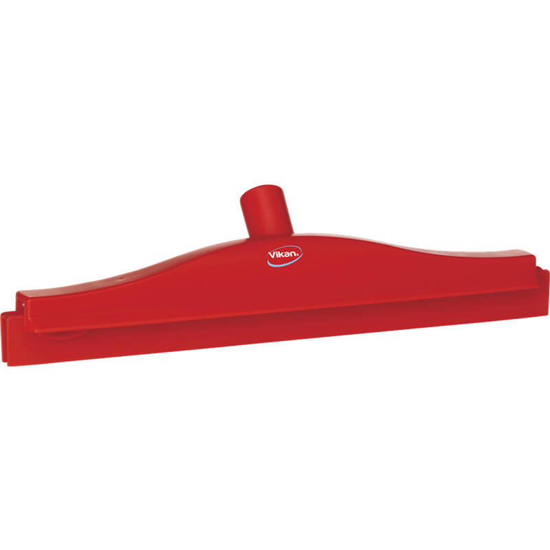 Vikan Hygiene full colour vloertrekker met vaste nek en vervangingscassette, rood, 400mm