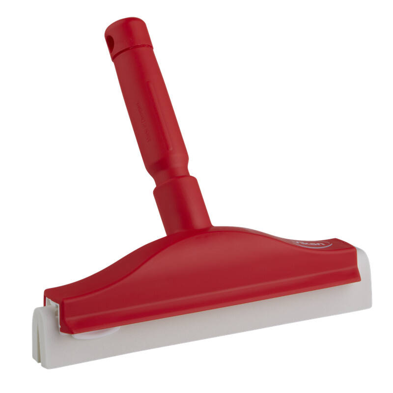 Vikan Hygiene handtrekker, rood met witte klikcassette, 250mm