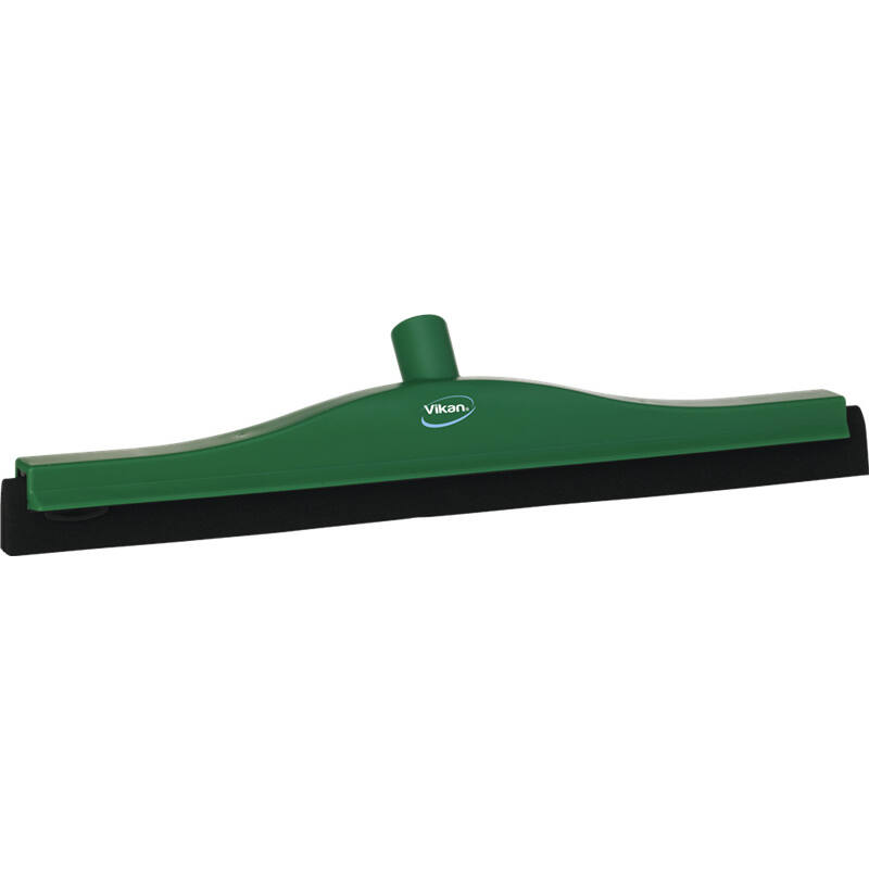 Vikan Hygiene klassieke vloertrekker met vaste nek, groen, zwarte cassette, 500mm