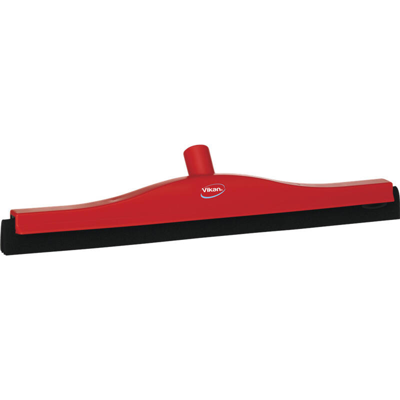 Vikan Hygiene klassieke vloertrekker met vaste nek, rood, zwarte cassette, 500mm