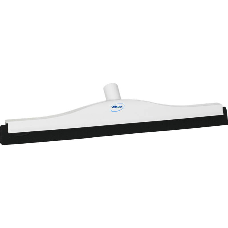 Vikan Hygiene klassieke vloertrekker met vaste nek, wit, zwarte cassette, 500mm