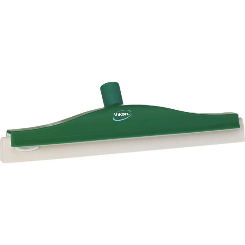 Vikan Hygiene klassieke vloertrekker met flexibele nek, groen, witte cassette, 400mm