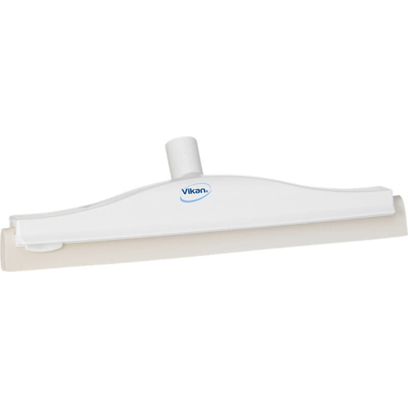 Vikan Hygiene klassieke vloertrekker met flexibele nek, wit, witte cassette, 400mm