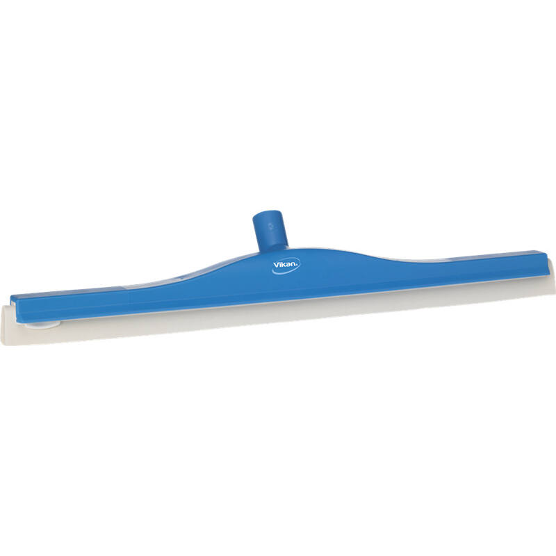 Vikan Hygiene klassieke vloertrekker met flexibele nek, blauw, witte cassette, 600mm