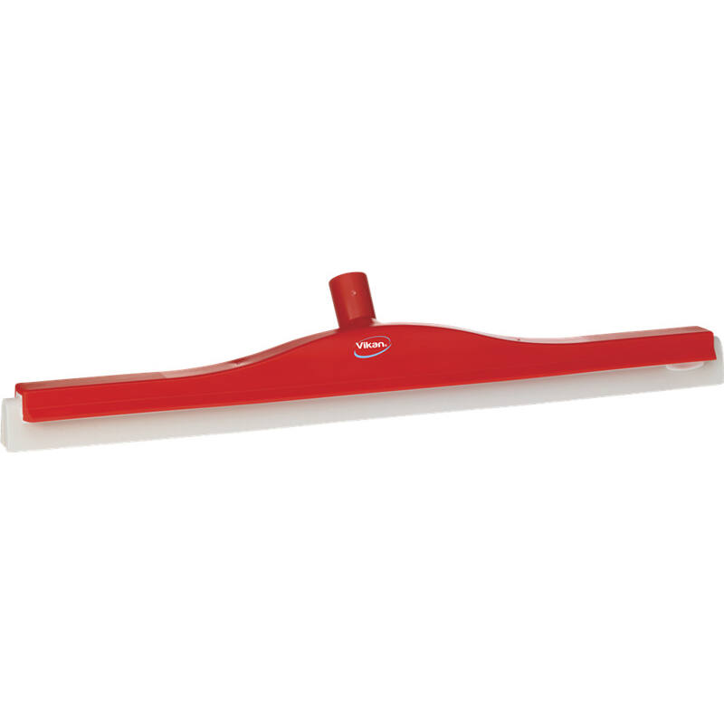 Vikan Hygiene klassieke vloertrekker met flexibele nek, rood, witte cassette, 600mm
