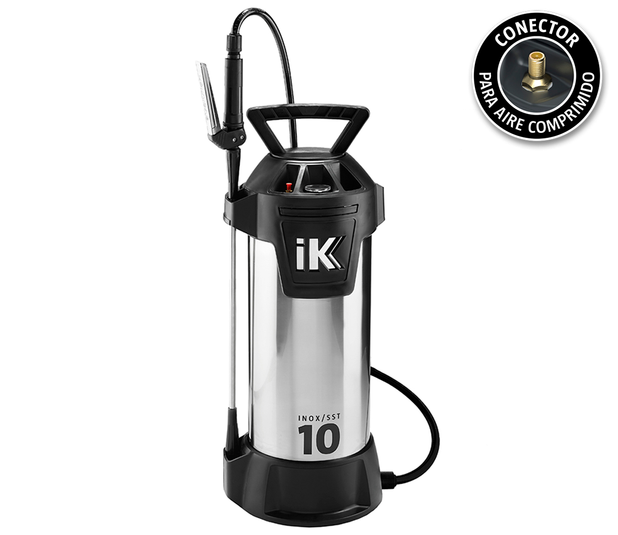 IK RVS 10 - 10 liter (incl. persluchtventiel)