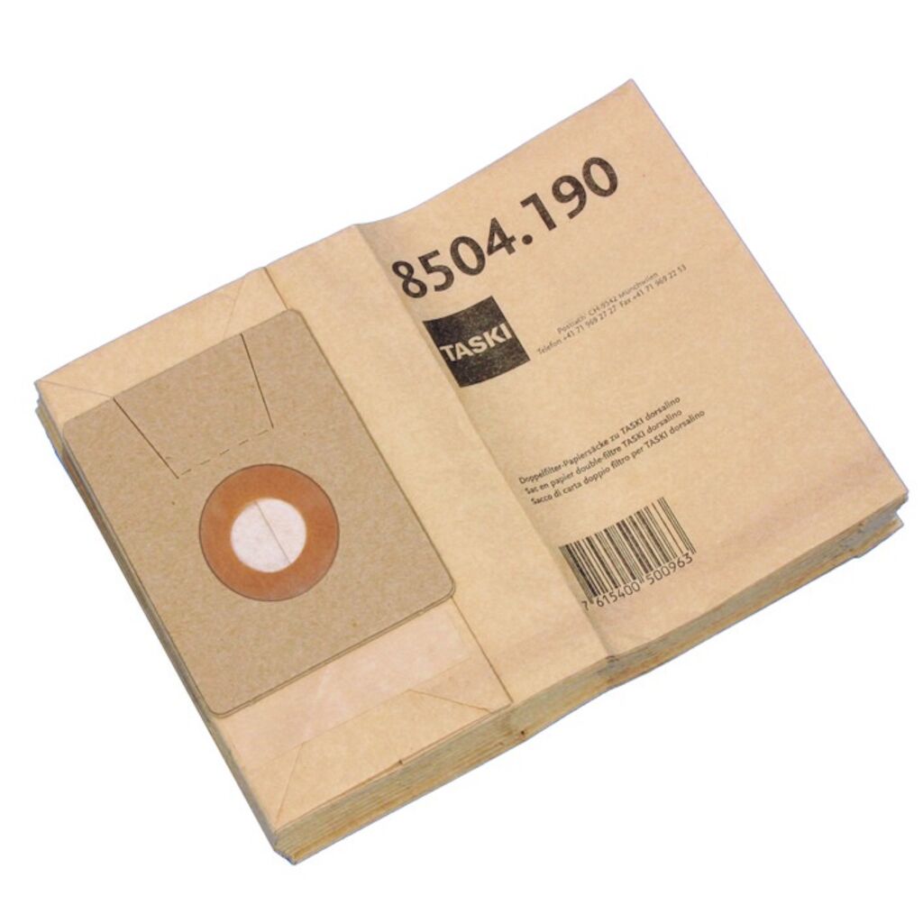 Dubbelfilter stofzak papier (dorsalino) 10 stuks