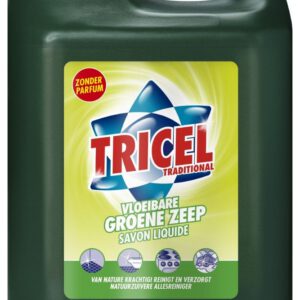 TRICEL Vloeibare Groenezeep zonder Parfum 5 liter