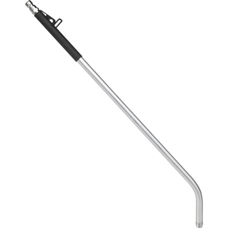 Vikan Hygiene jet spray lans, gebogen, 1/2" aansluiting, zwart, kleine nozzle, 650mm
