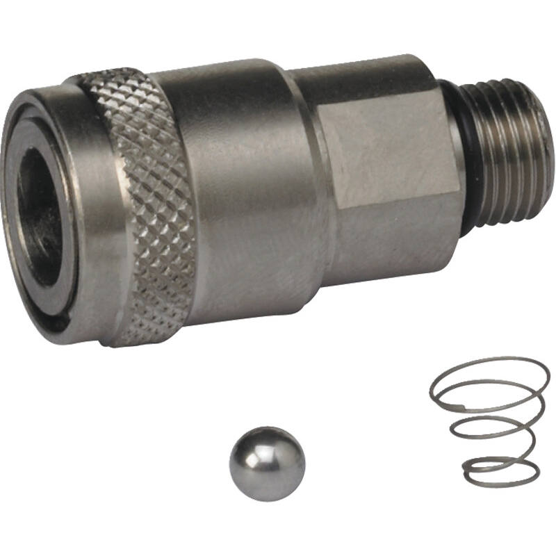 Nito Clean 1/8" snelkoppeling incl. kogel en veer, tbv MiniMix