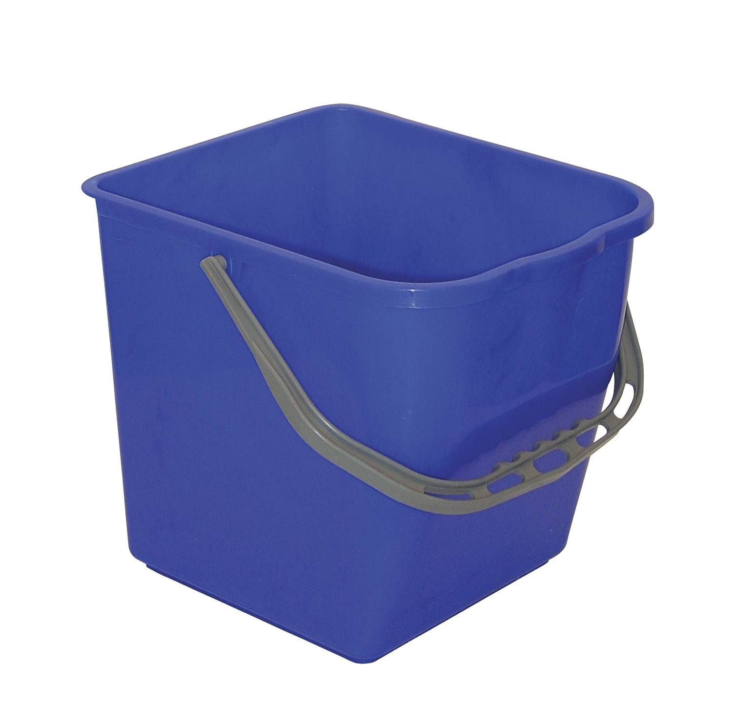 Emmer voor mop- en werkwagen, 25 liter, blauw