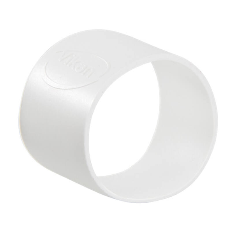Vikan Hygiene secundaire kleurcodering, wit, rubber band, Ø40mm, verpakt per 5