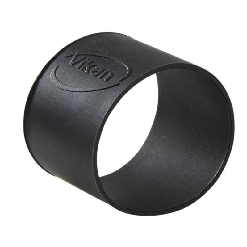 Vikan Hygiene secundaire kleurcodering, zwart, rubber band, Ø40mm, verpakt per 5