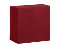 PTP servet rood 40x40 cm 2l 1/8 vouw - 30 x 40 st p/ds
