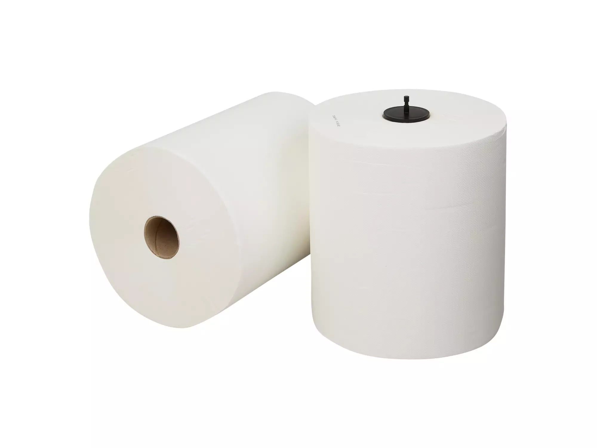 Handdoekrol cellulose wit, 2 laags 6x140 meter