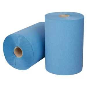 Handdoekrol verl. CEL blauw 3L 80 mtr x 21 cm - 12 rol p/pak