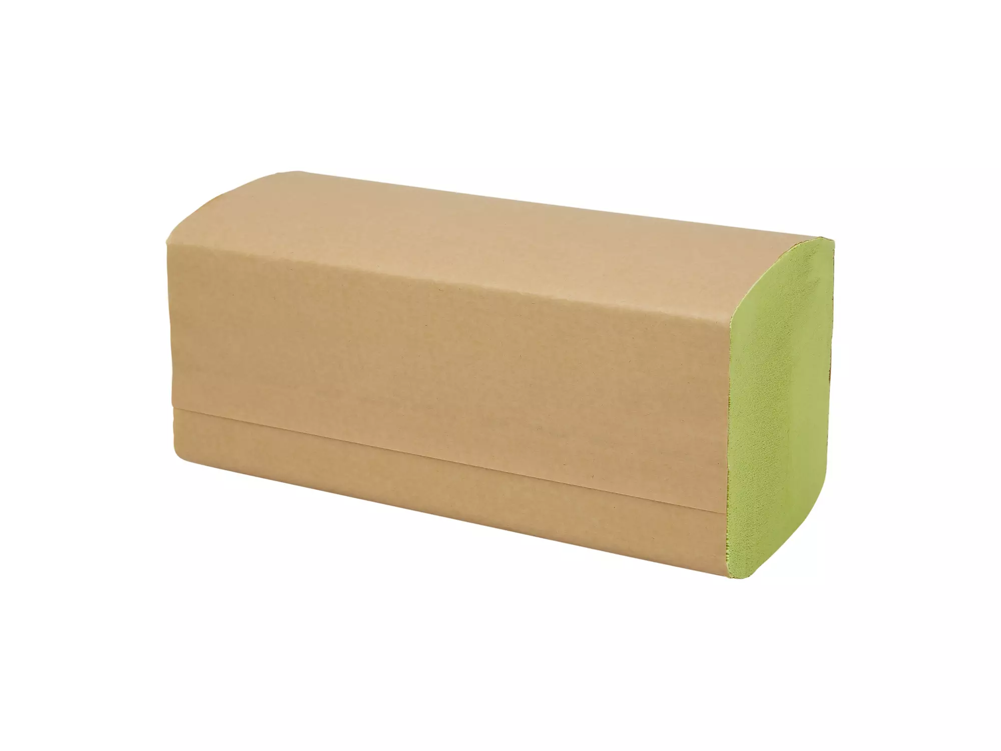 Handdoekpapier Z-fold groen CEL 2L 25x21 cm - 15x214 p/ds