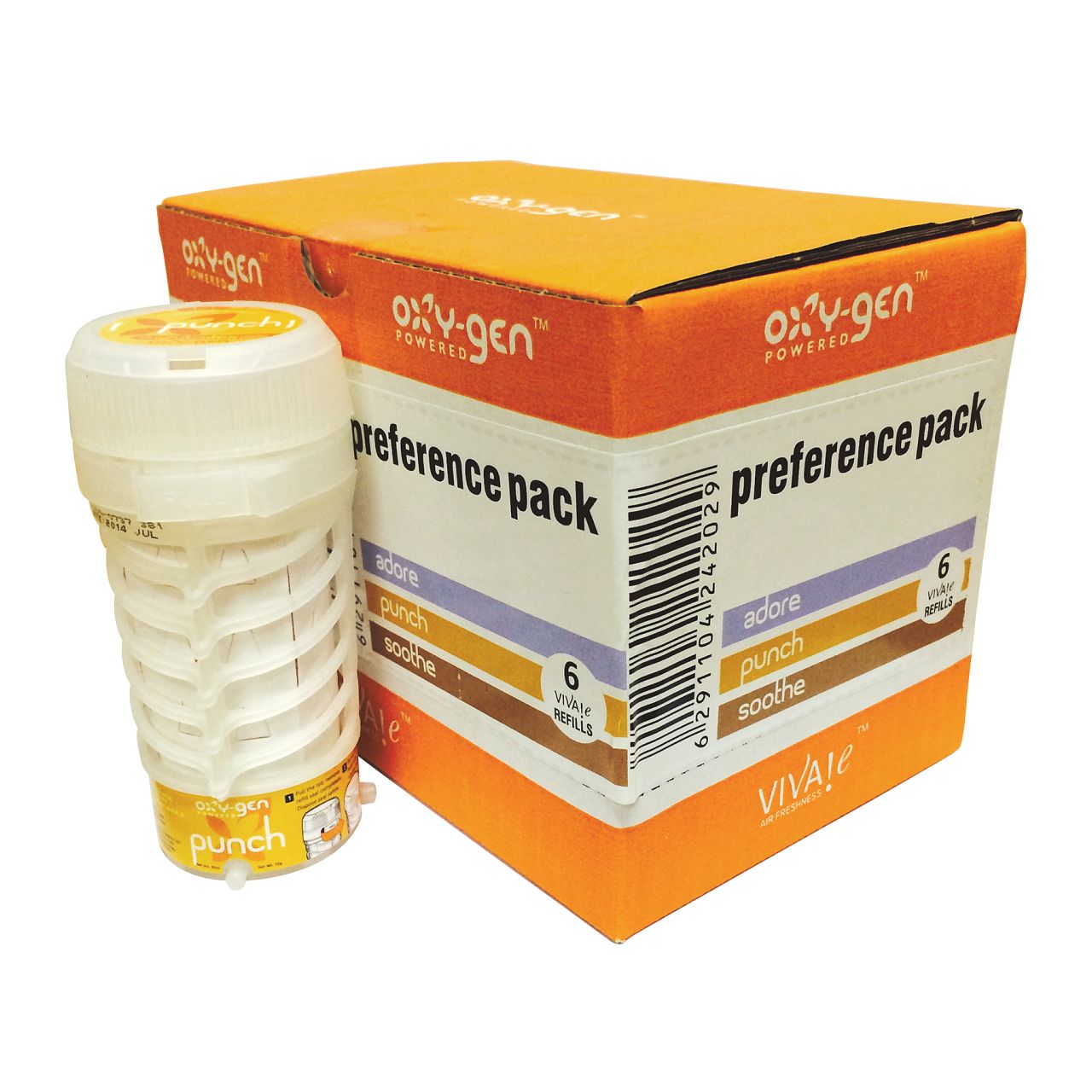 Euro Oxy-Gen refill diverse geuren 2 x 3 geuren p/ds