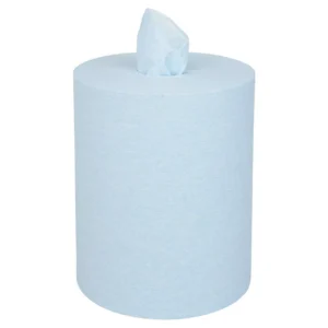 Euro M-wipe, blauw op rol/dispenserdoos 38 x 30 cm, 390 doek p/ds