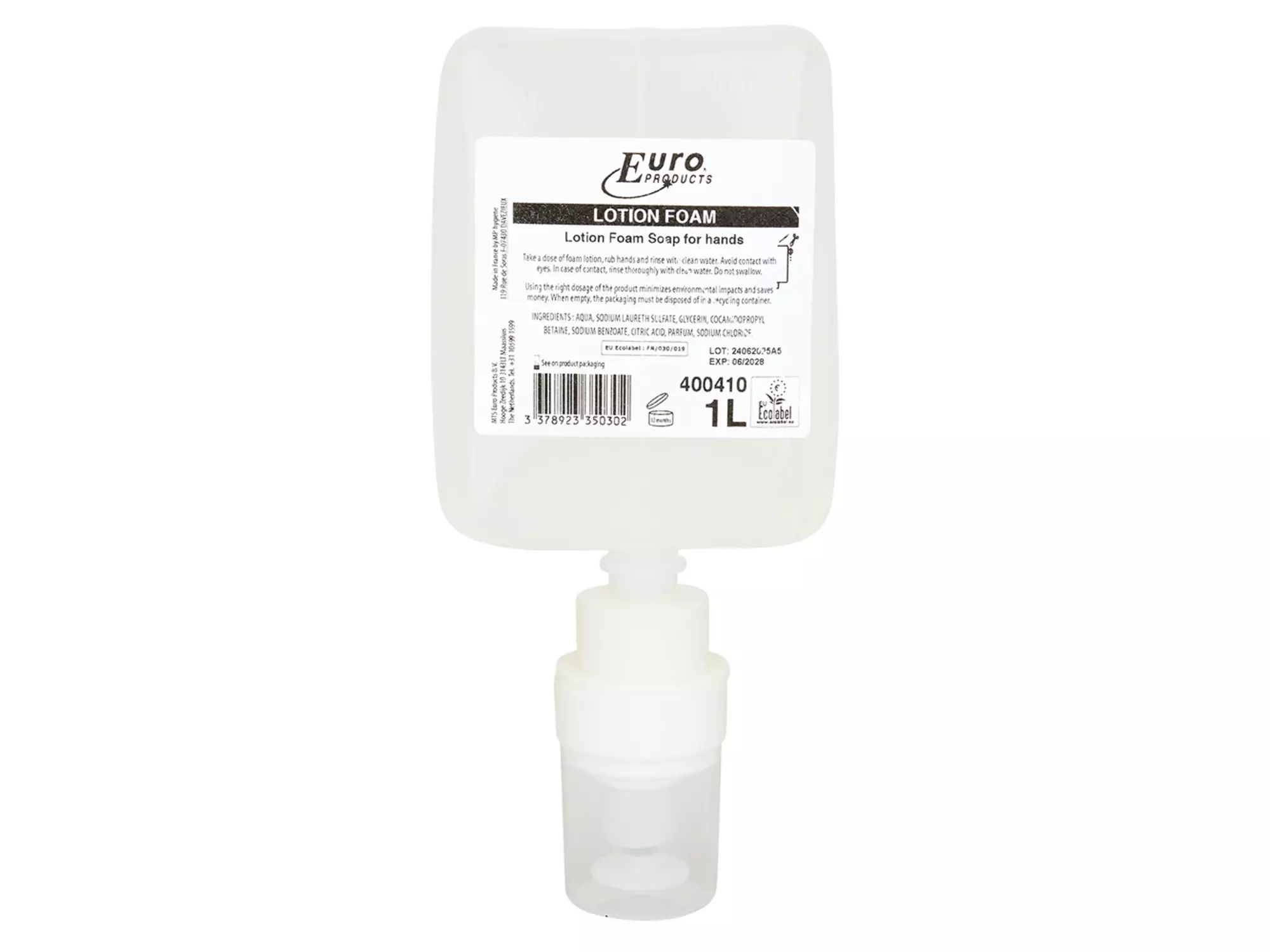 Euro foam soap lotion 6 x 1000 ml. p/ds. Pearl & Quartz