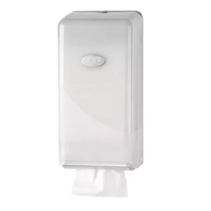 Pearl White toiletpapierdispenser | Bulkpack