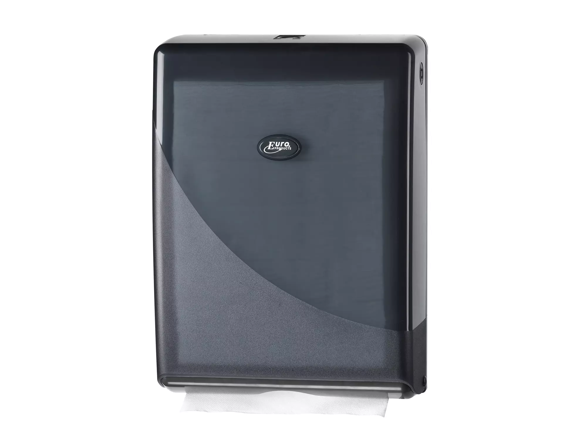 Pearl Black handdoekdispenser | Multifold, C-Fold
