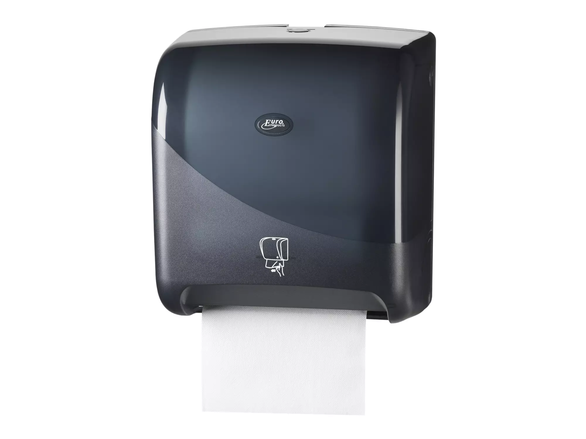 Pearl Black handdoekautomaat | Tear & Go