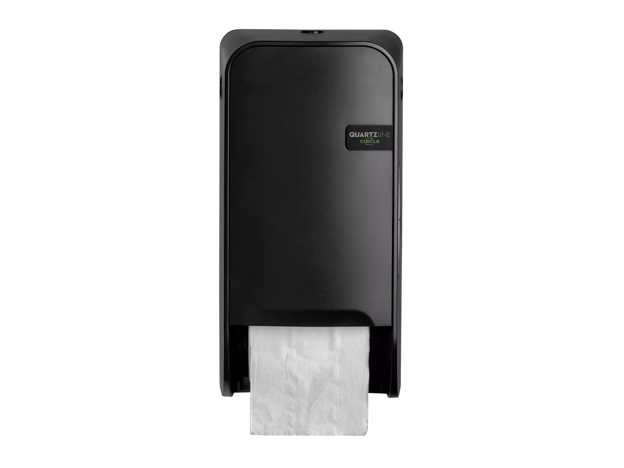QuartzLine Duo toiletroldispenser - Doprollen - Black