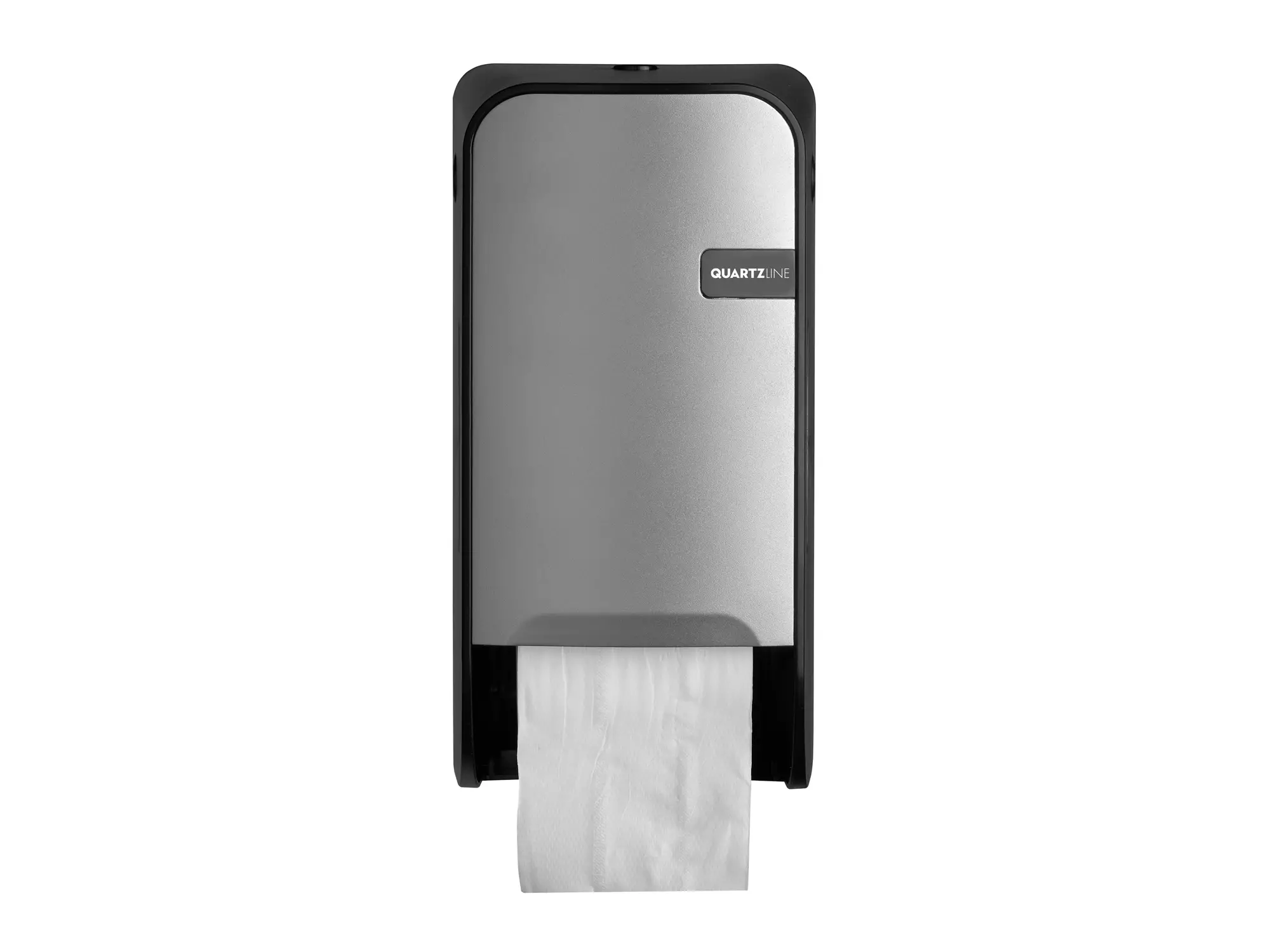 QuartzLine Duo toiletroldispenser - Doprollen - Silver