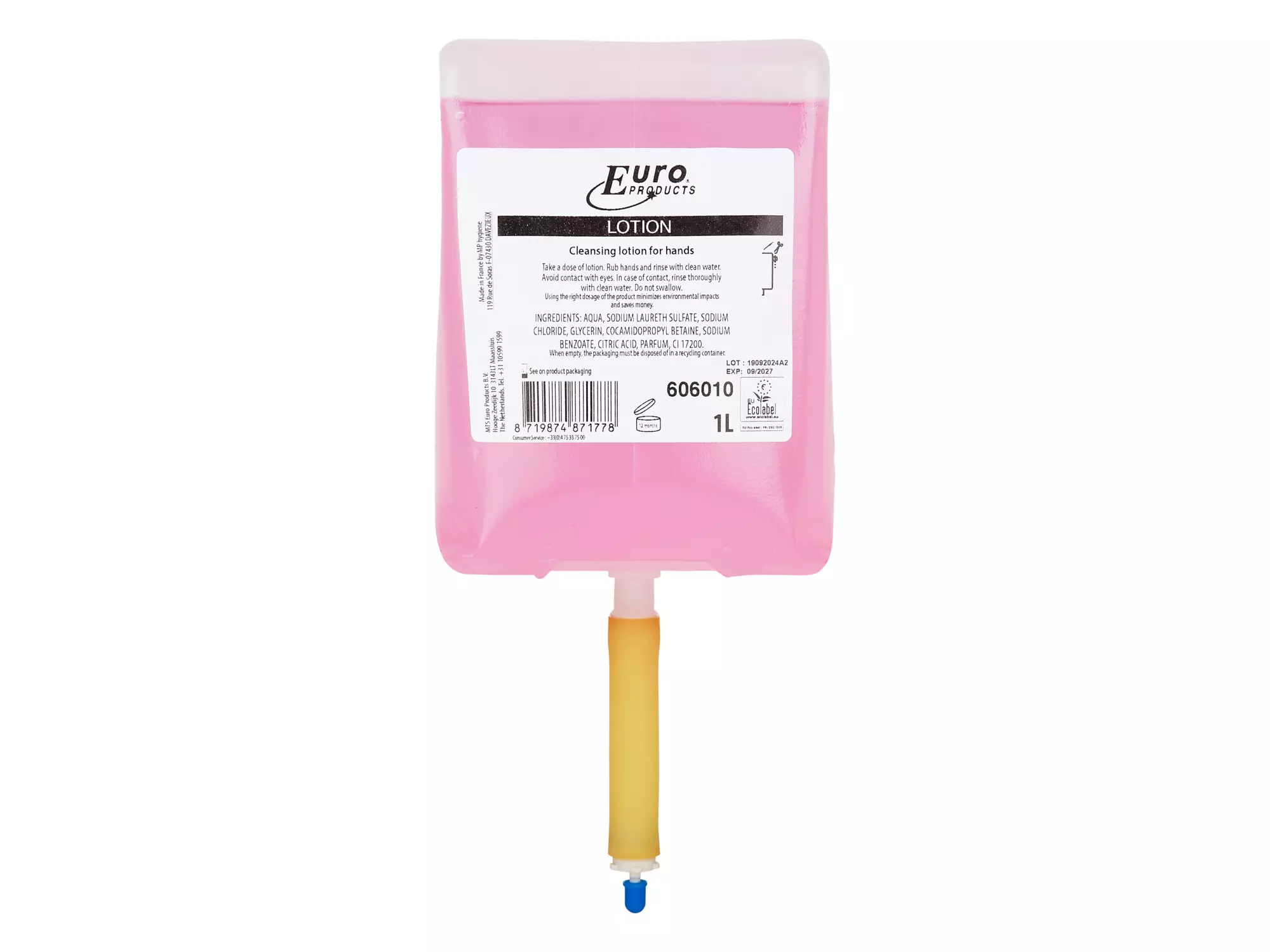 Euro lotion soap 6 x 1 ltr. p/ds. Pearl 431202-431252