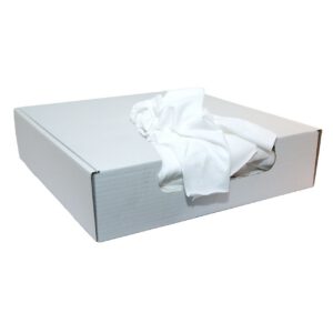 DWT-VL white t-shirts cut flat 3,5 kg box