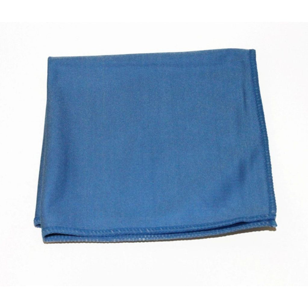 Microvezel glasdoek, blauw, 260gr, 40x60cm, 5 stuks