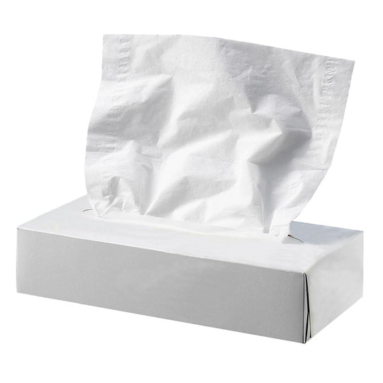 Facial tissue 2-lgs wit cell Doos 40 x 100 vel 21 x 21cm