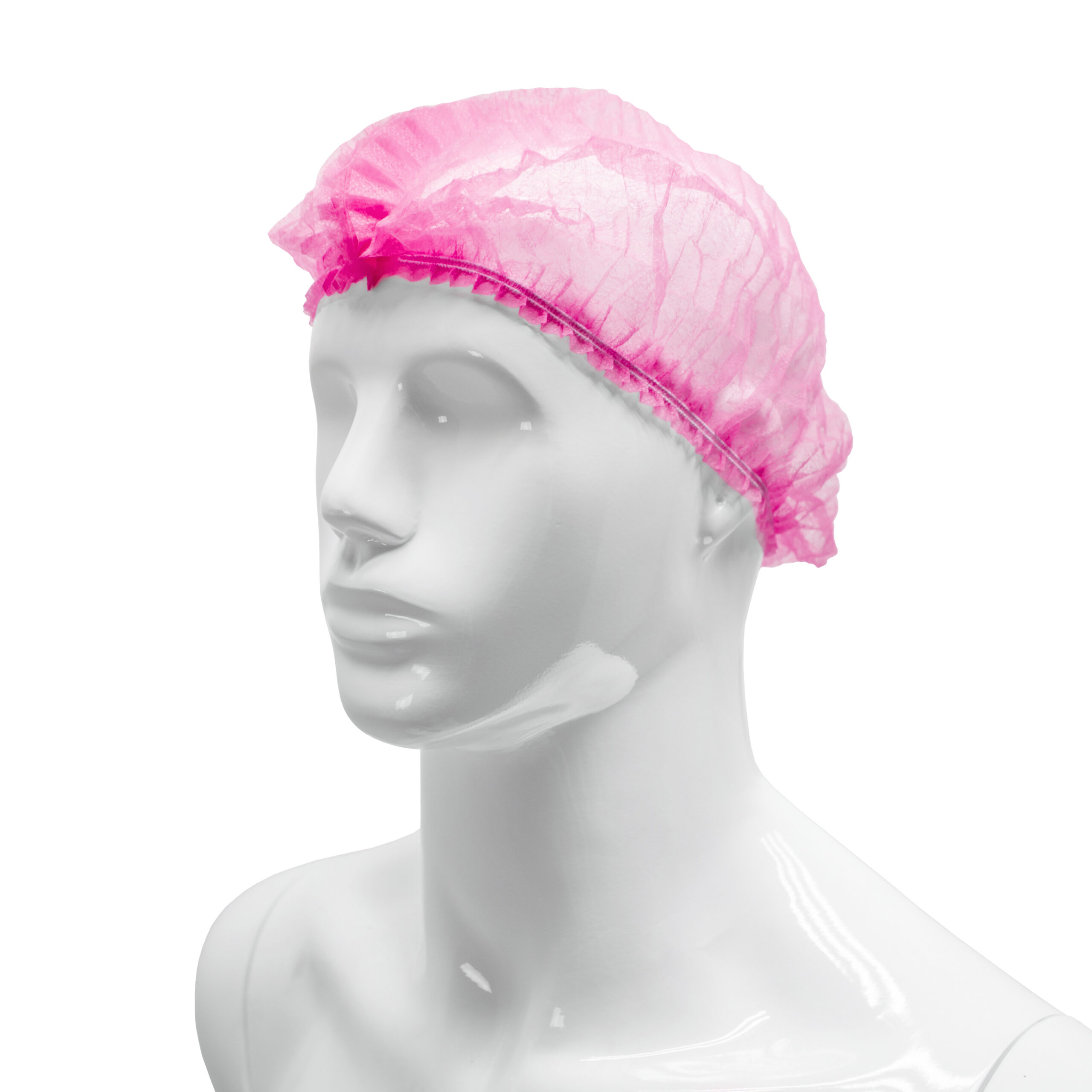 HYGOCLEAN® haarnet PP roze 52cm dubbel elastiek Doos 10 x 100st