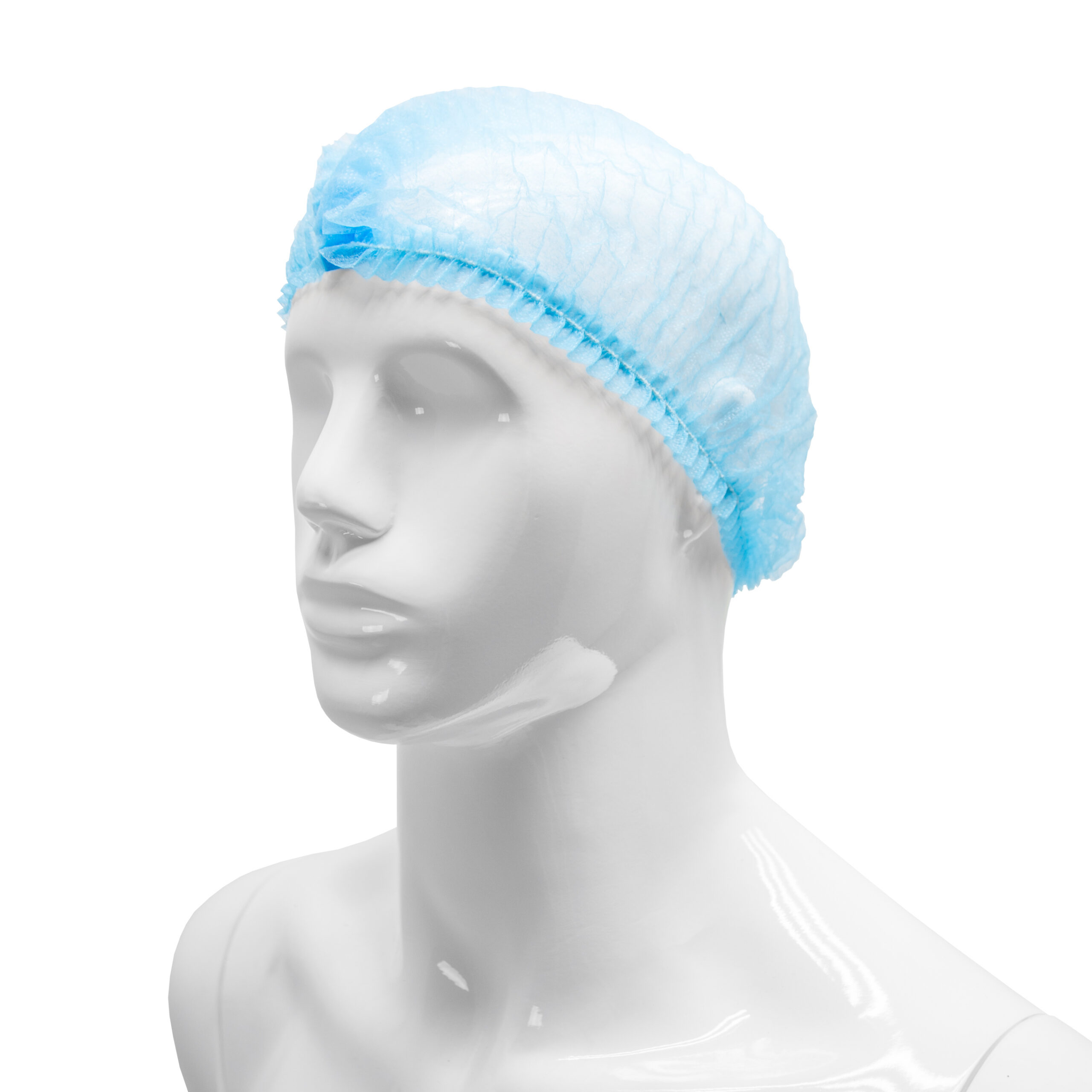 HYGOCLEAN® haarnet PP blauw met enkel elastiek Doos 10 x 100st