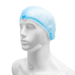 HYGOCLEAN® haarnet PP blauw 60cm elastiek Doos 10 x 100st