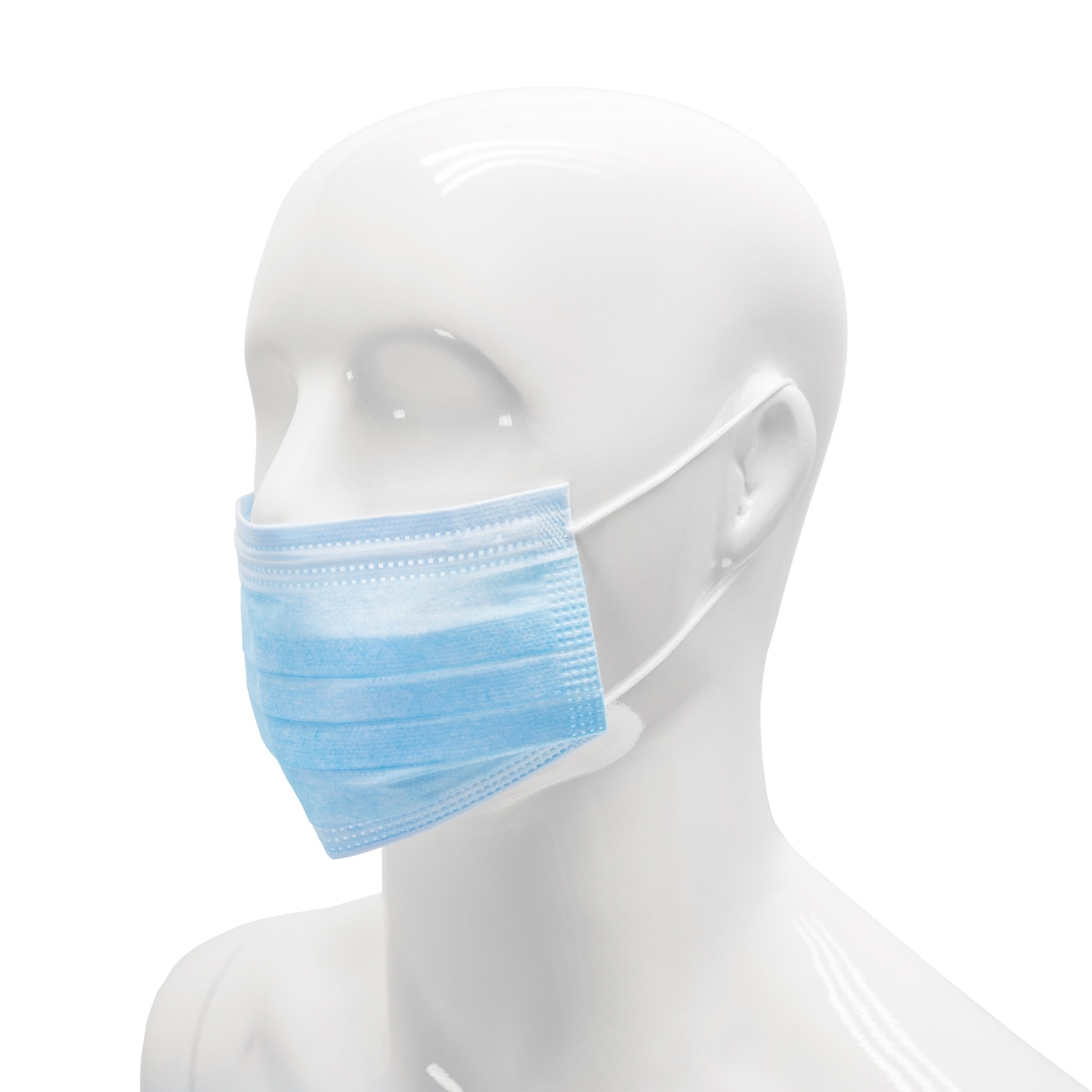 HYGOCLEAN® mondmasker PP 3-lgs blauw earloop Doos 20 x 50st type IIR