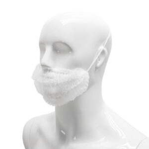 HYGOCLEAN® baardmasker PP 50cm met witte clip Doos 10 x 100st
