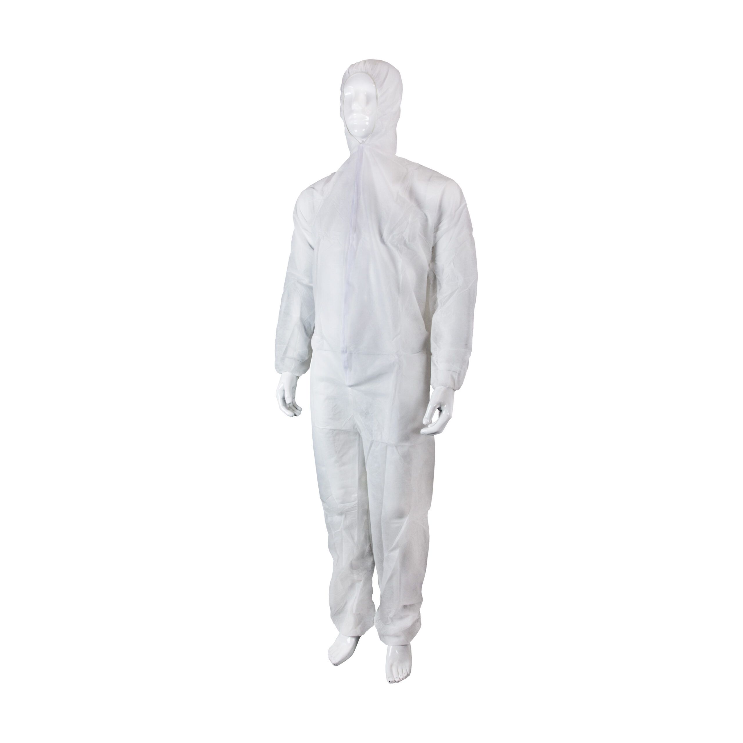 HYGOCLEAN® overal PP klittenband kap wit L Doos 50 x 1st