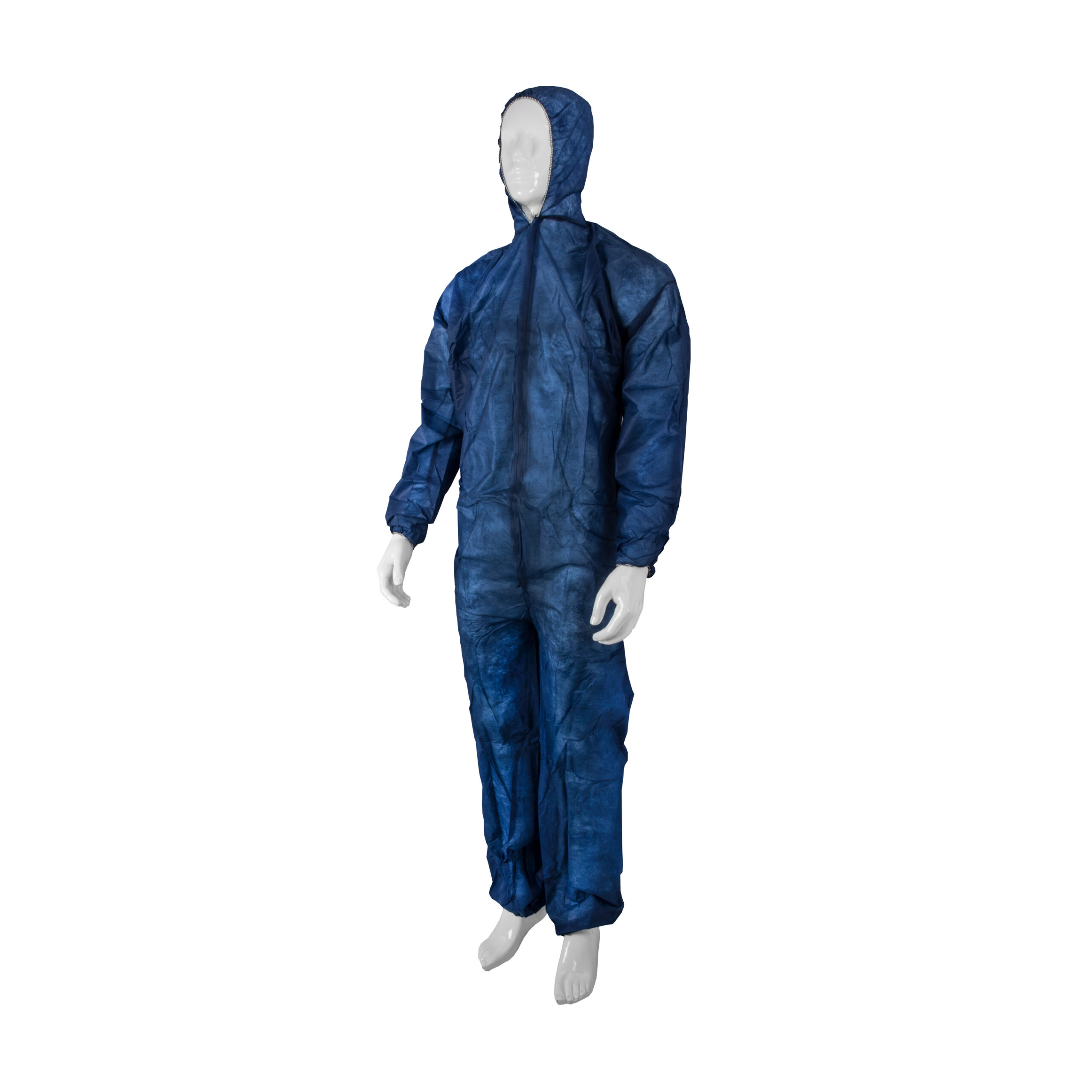 HYGOCLEAN® overal PP klittenband kap blauw L Doos 50 x 1st